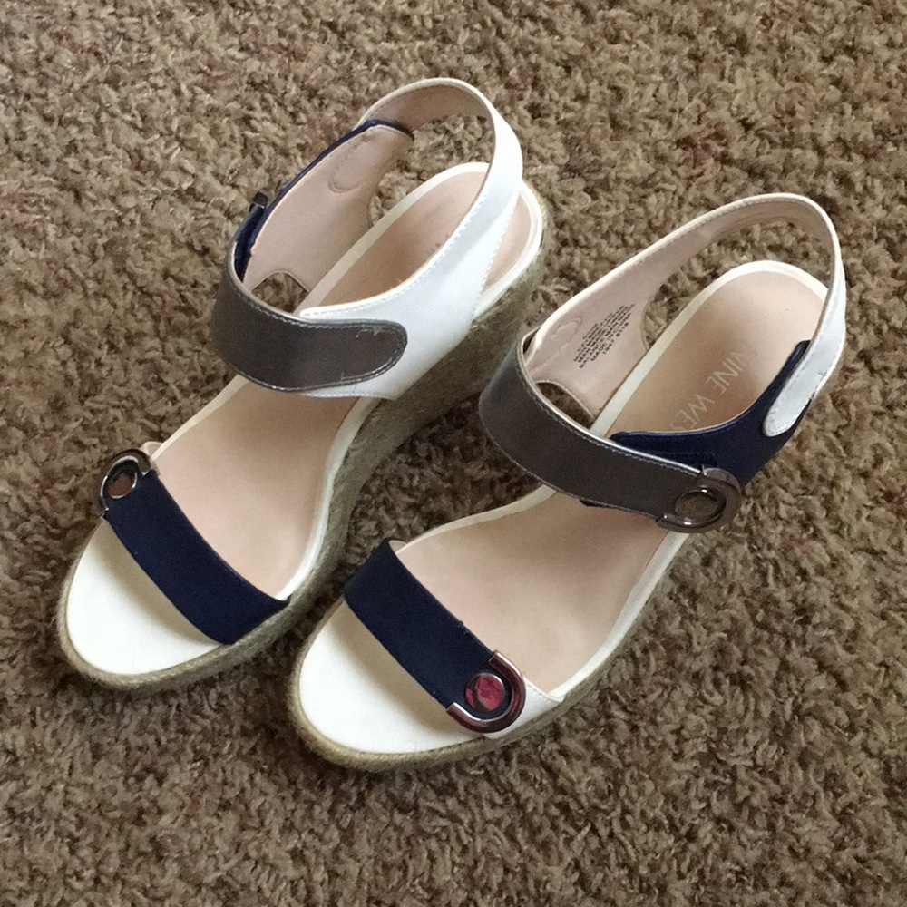 Nine West Wedge Sandals - Picture 6 of 9